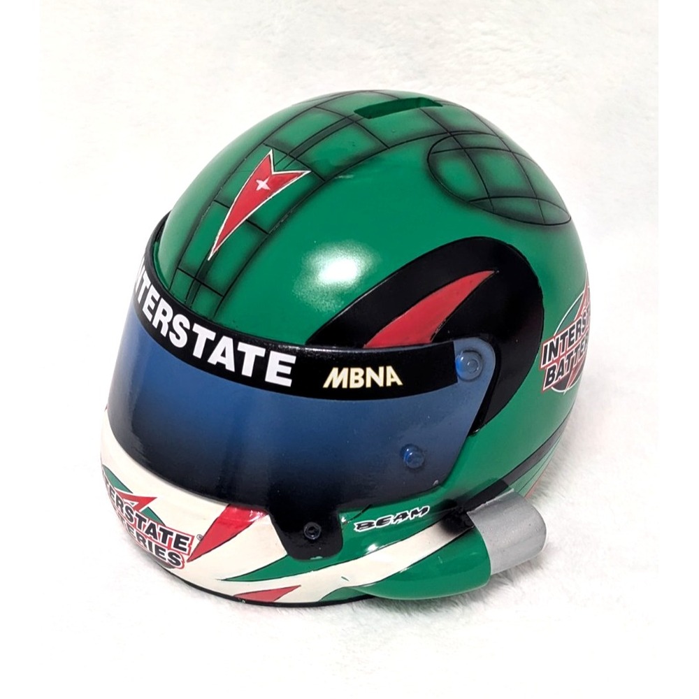 Nascar Bobby Labonte Champion 2001 Interstate Battery Racing Helmet Coin Bank